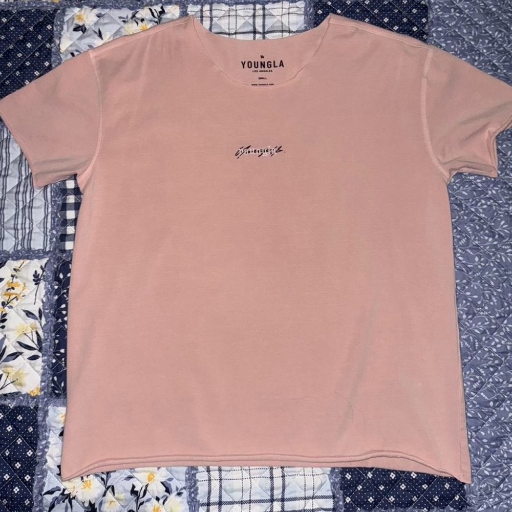 YoungLA Pink T-Shirt for Men